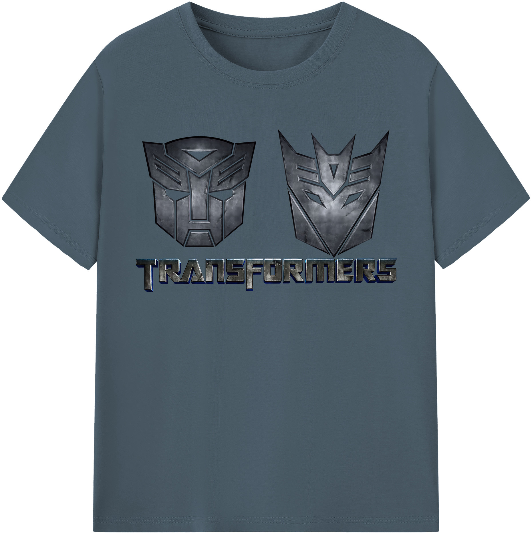 （画像用） Transformers トランスフォーマー 綿100％半袖Tシャツ（フロントプリント）